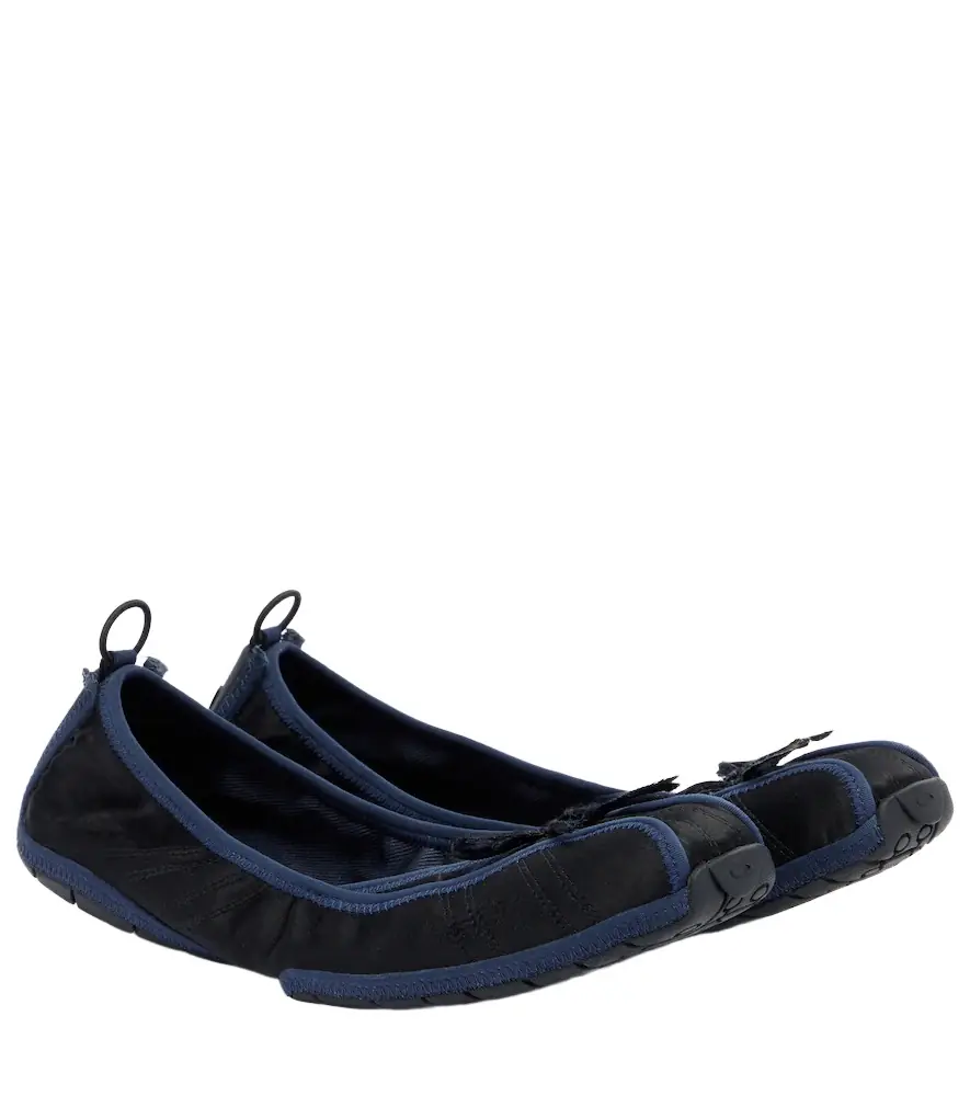 Balenciaga Ballet canvas ballet flats