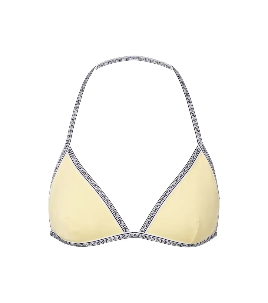 Versace Greca bikini top