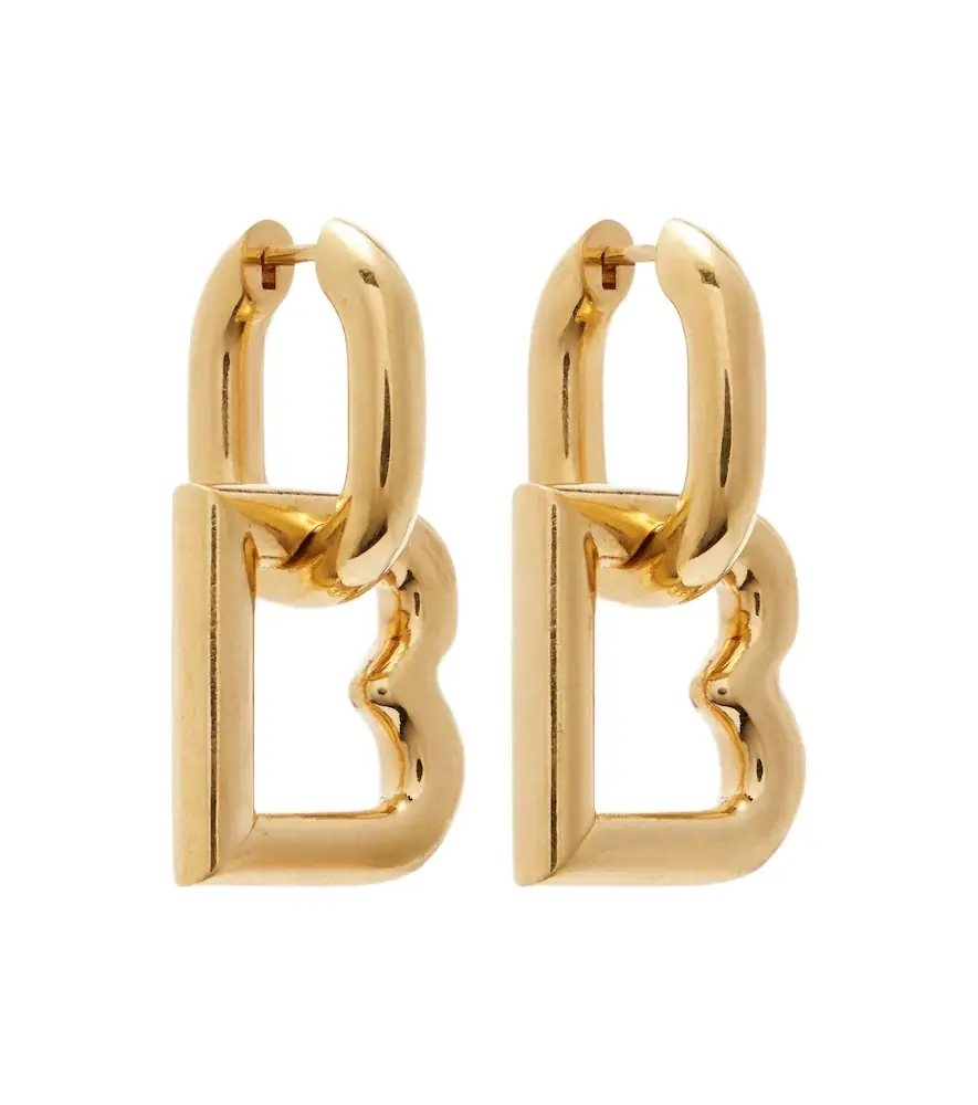 Balenciaga Eisa B hoop earrings