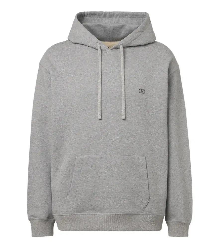 Valentino VLogo cotton jersey hoodie
