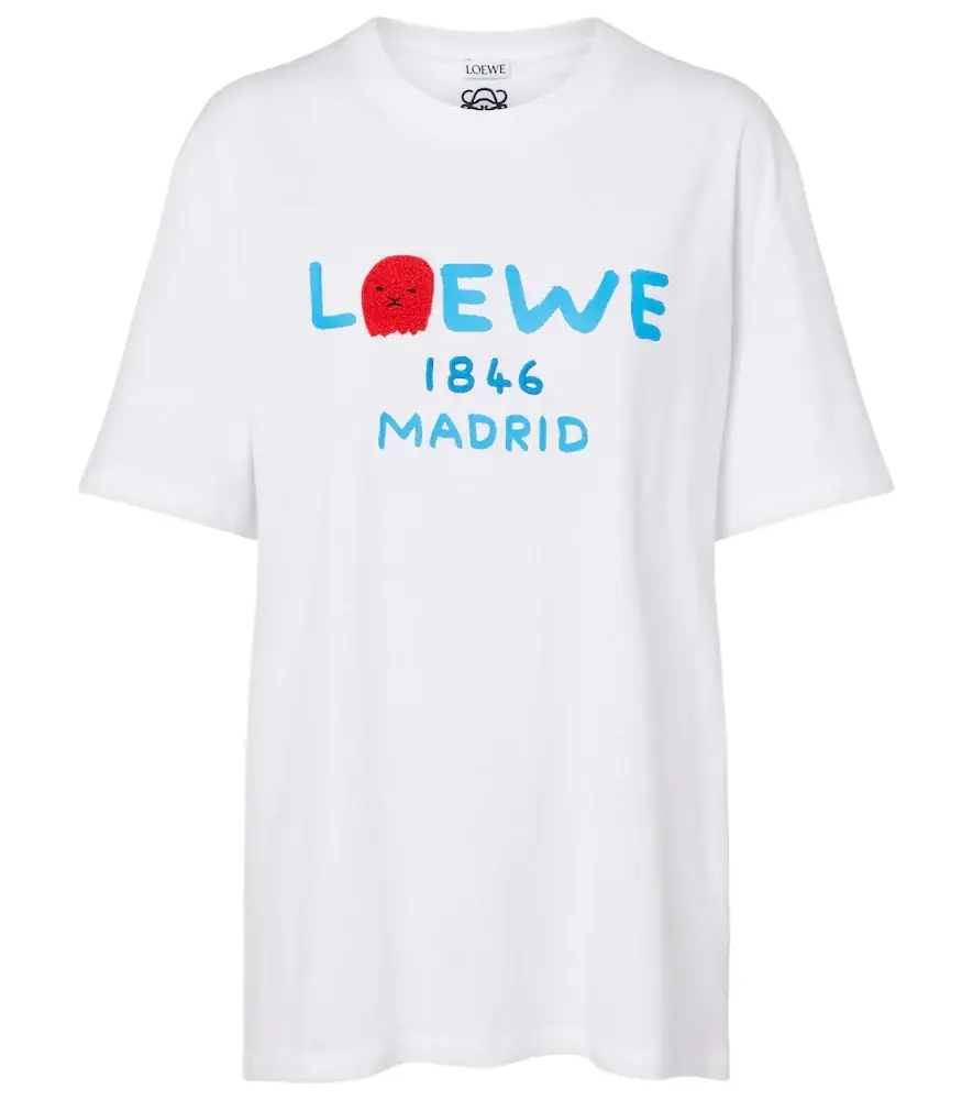 Loewe Logo cotton jersey T-shirt