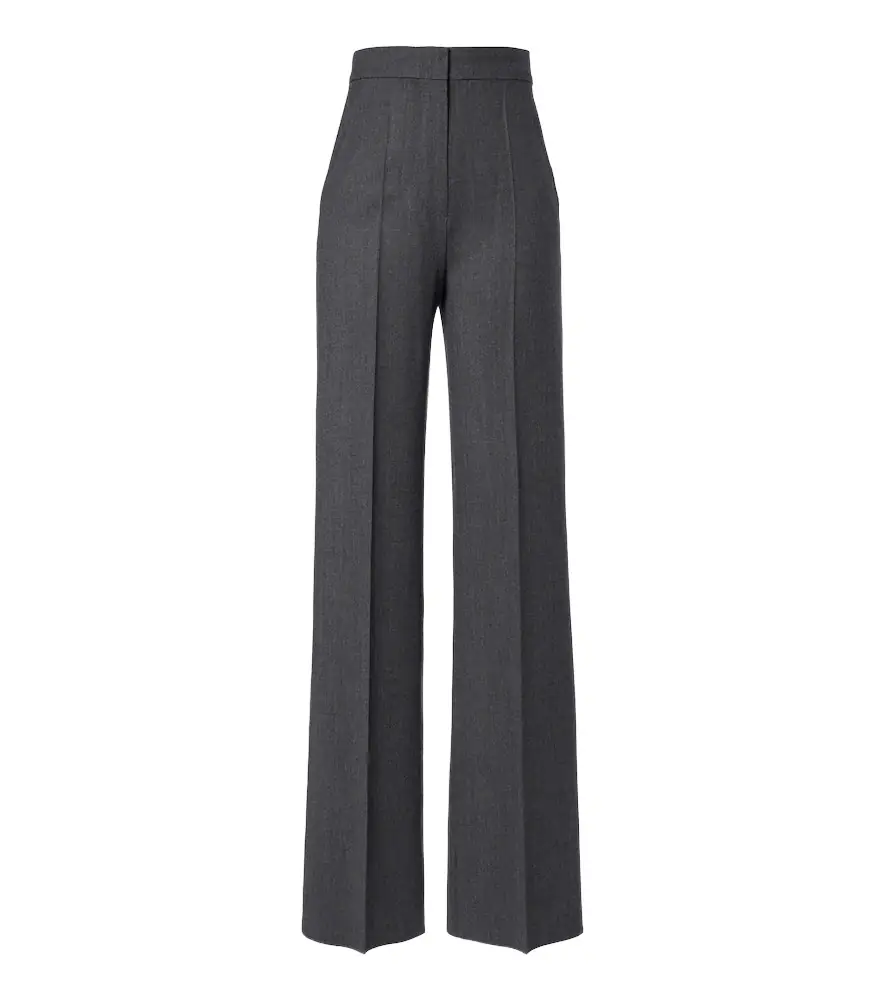 Max Mara Wool-blend wide-leg pants