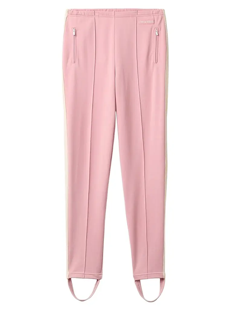 Miu Miu Women's Technical Fabric Pants - Pink - Women's Clothing