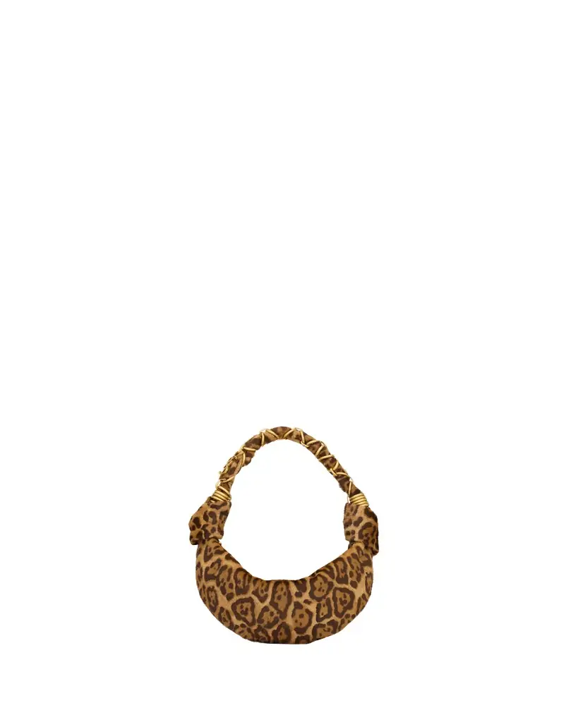 Yves Saint Laurent AMALIA mini hobo in pony hair leather - Women's Bags