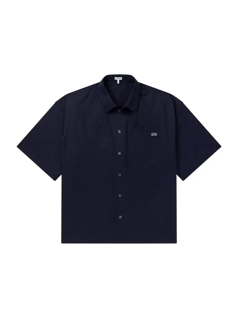 Loewe Anagram-Embroidered Cotton-Twill Shirt - Men