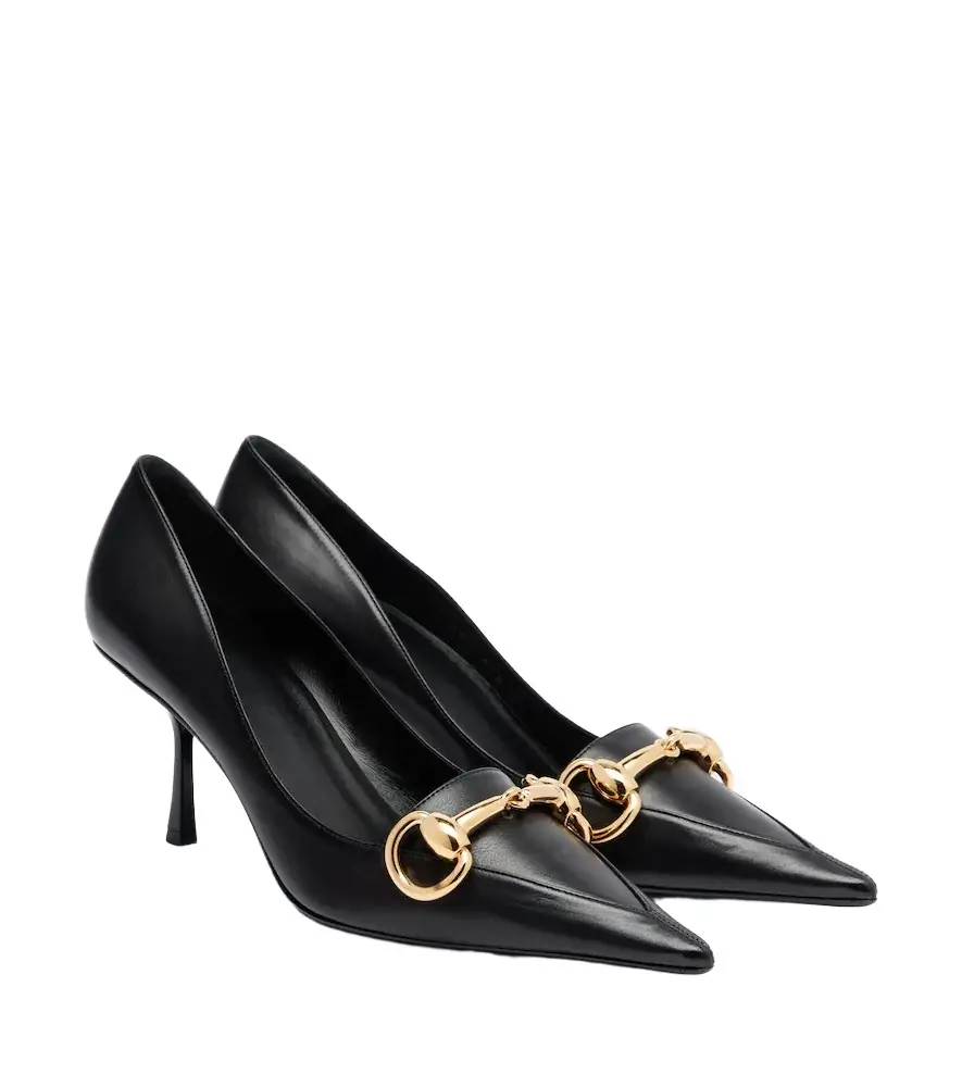 Gucci Boulevard Horsebit leather pumps