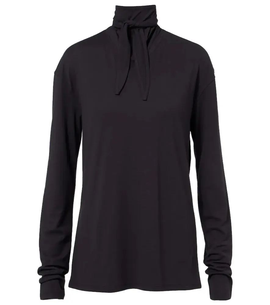 Lemaire Cotton jersey turtleneck top
