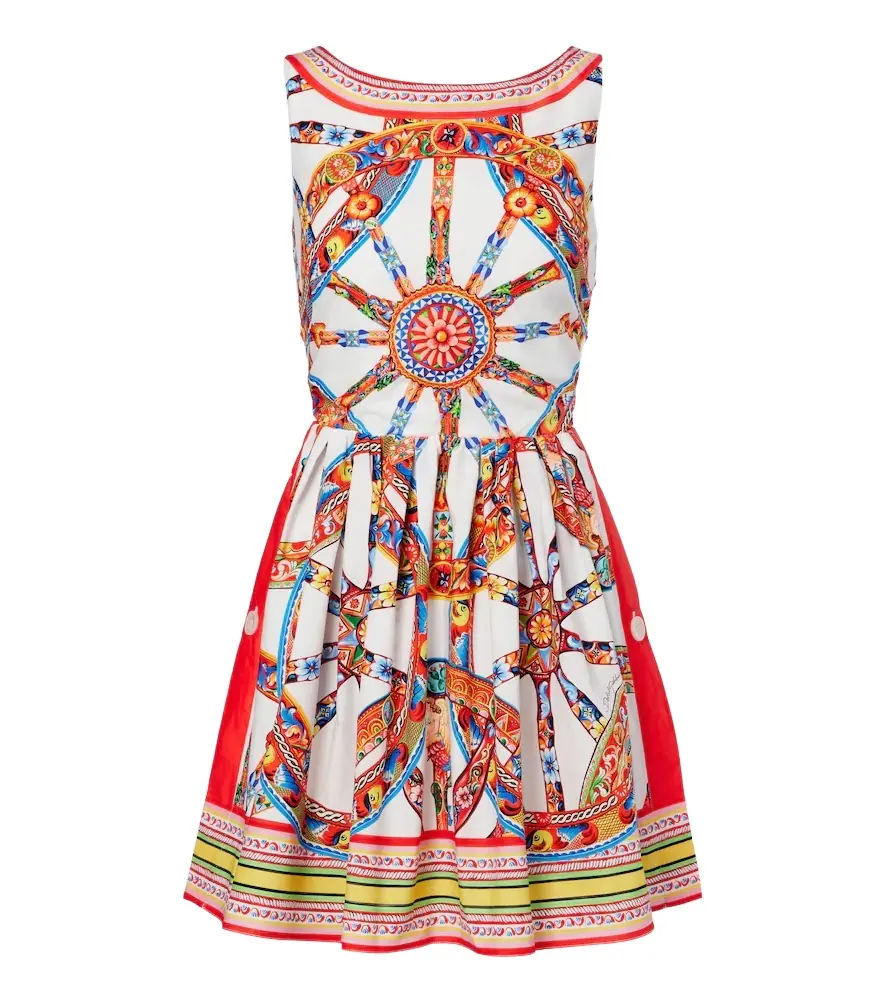 Dolce & Gabbana Caretto cotton minidress - Women's Clothing