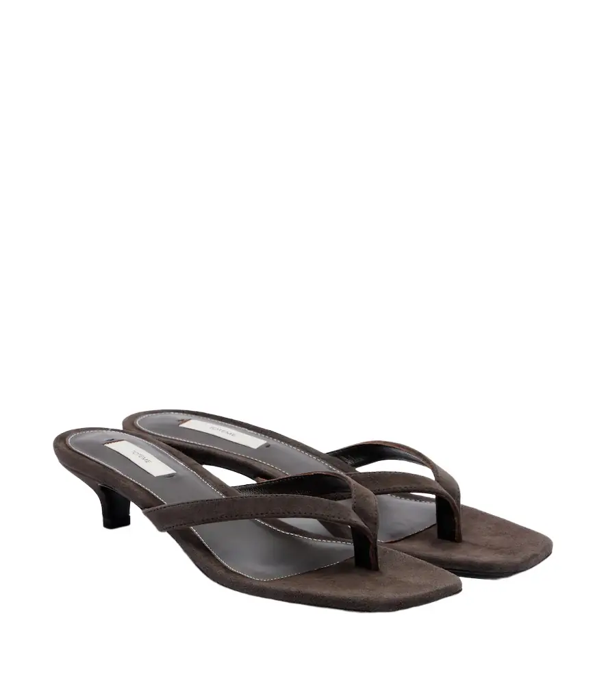 Toteme Suede thong sandals - Women's Shoes