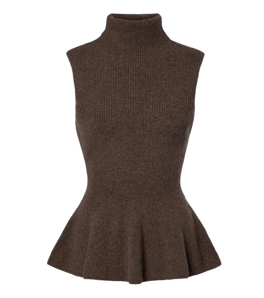 Rohe Róhe Ribbed wool and cashmere turtleneck top