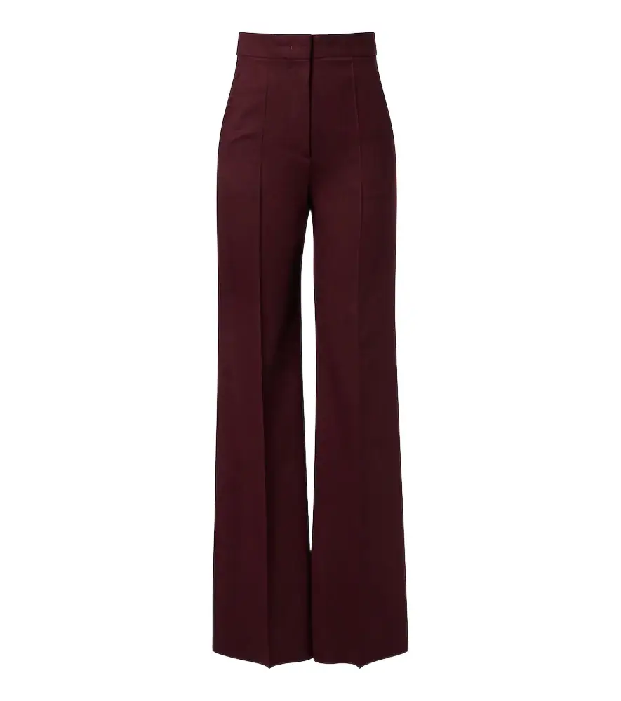 Max Mara Wool-blend wide-leg pants