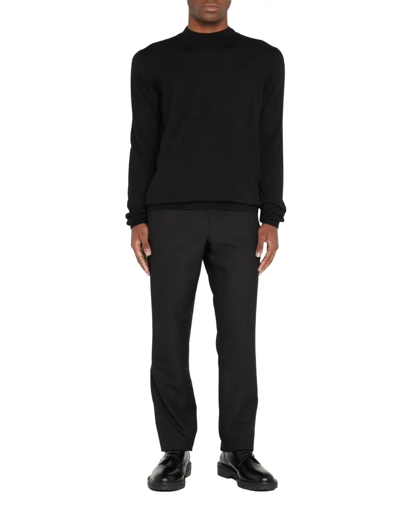Giorgio Armani Men's Cashmere-Knit Mock Neck Sweater
