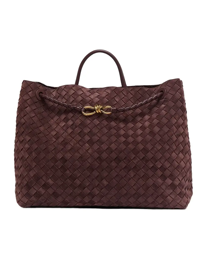 Bottega Veneta Andiamo Large Leather Tote Bag