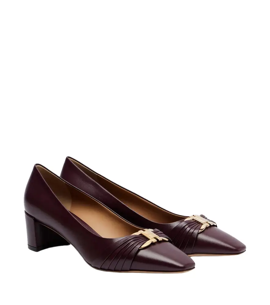 Ferragamo Tillya leather pumps - Women's Shoes