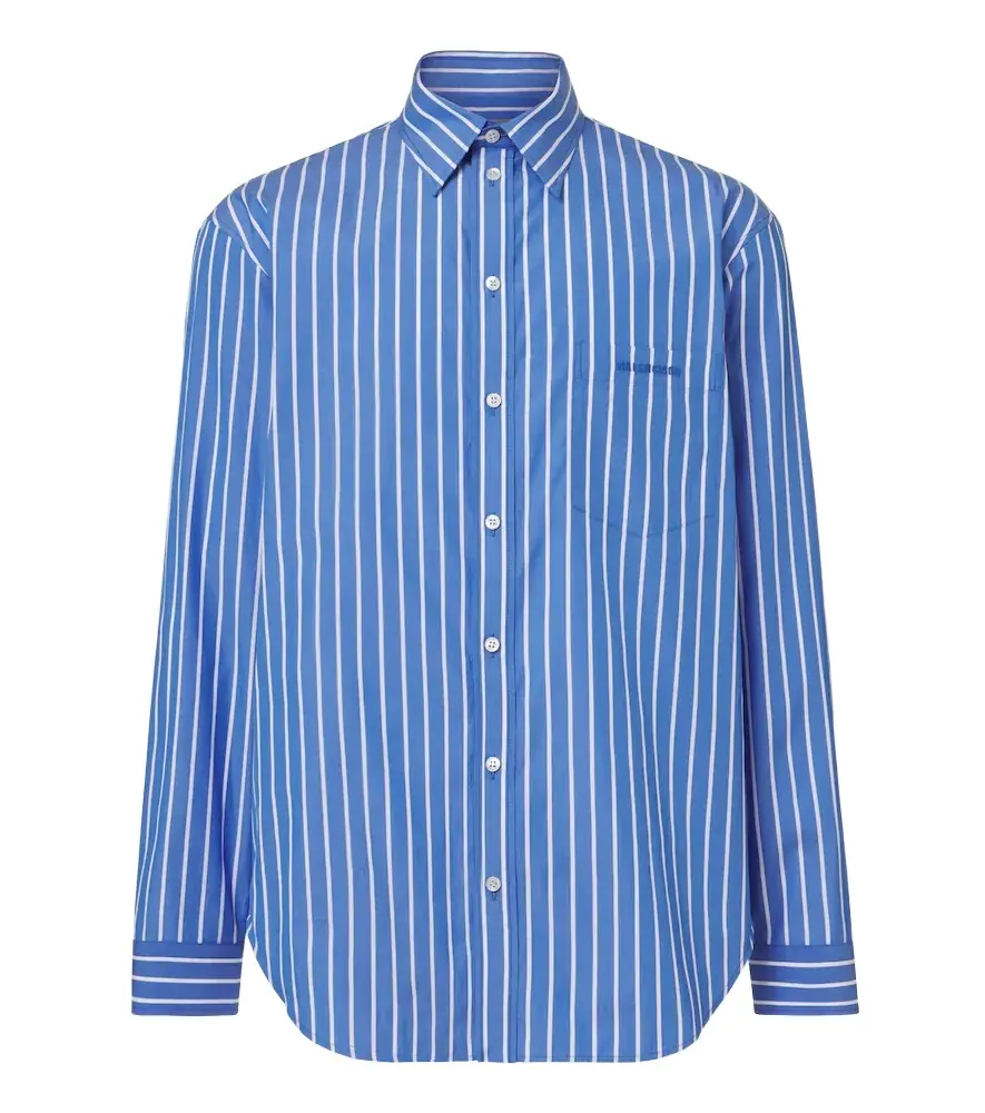 Balenciaga Striped cotton poplin shirt