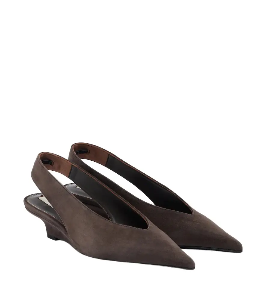 Toteme Suede wedges - Women's Shoes
