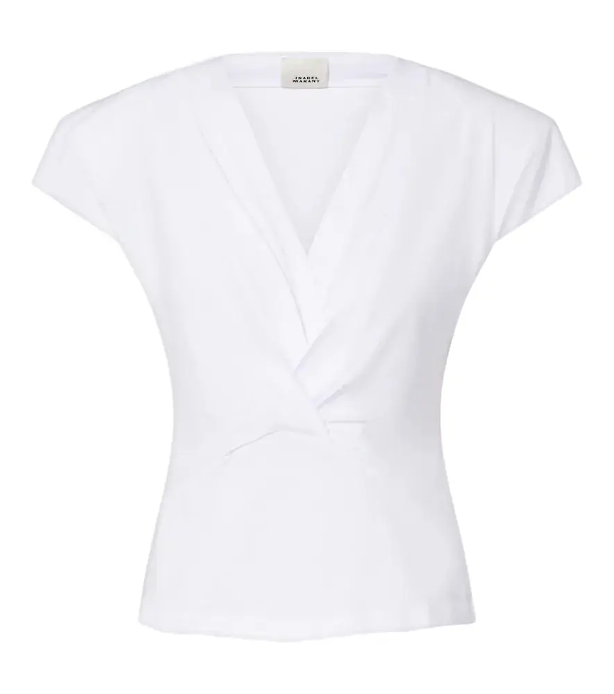 Isabel Marant Nadrine cotton jersey top
