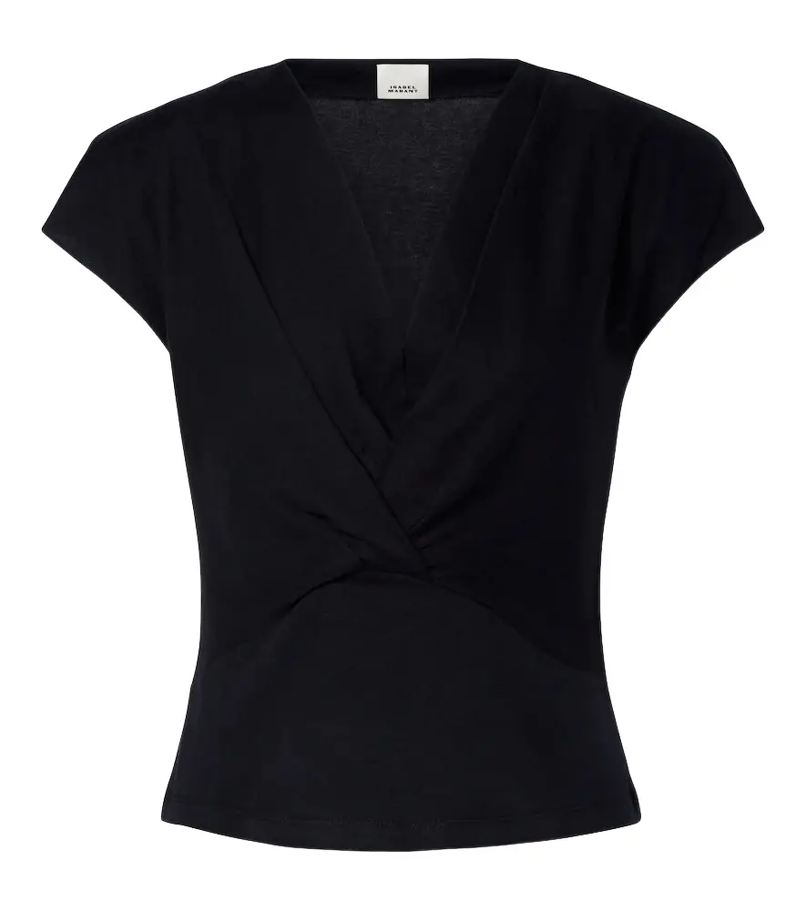 Isabel Marant Nadrine cotton jersey top