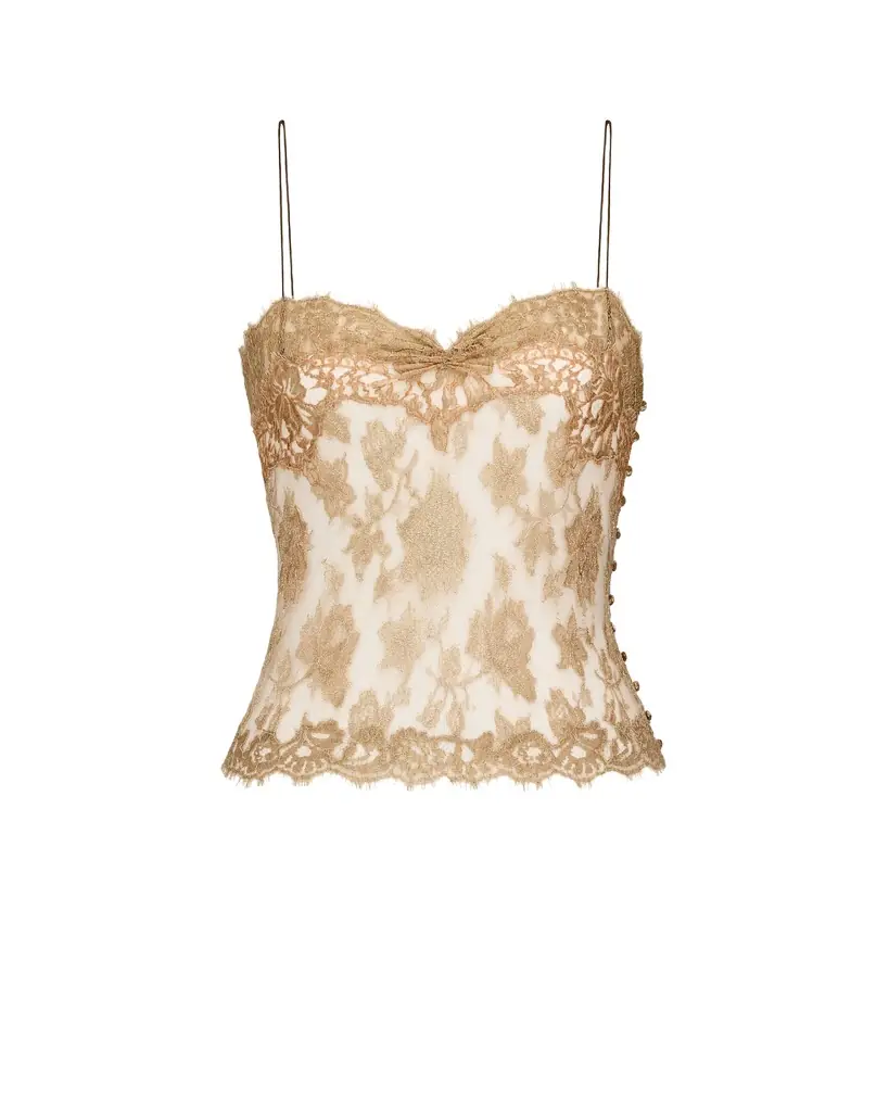 Yves Saint Laurent Lace Camisole - Women's Clothing