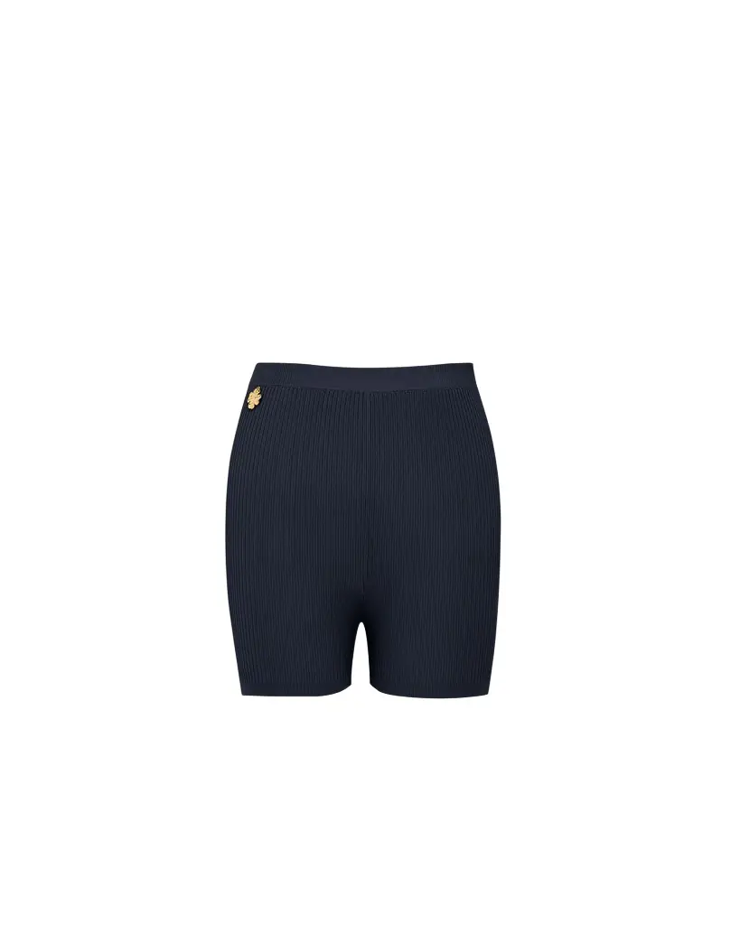 Yves Saint Laurent Rib-knit cycling shorts - Women's Clothing