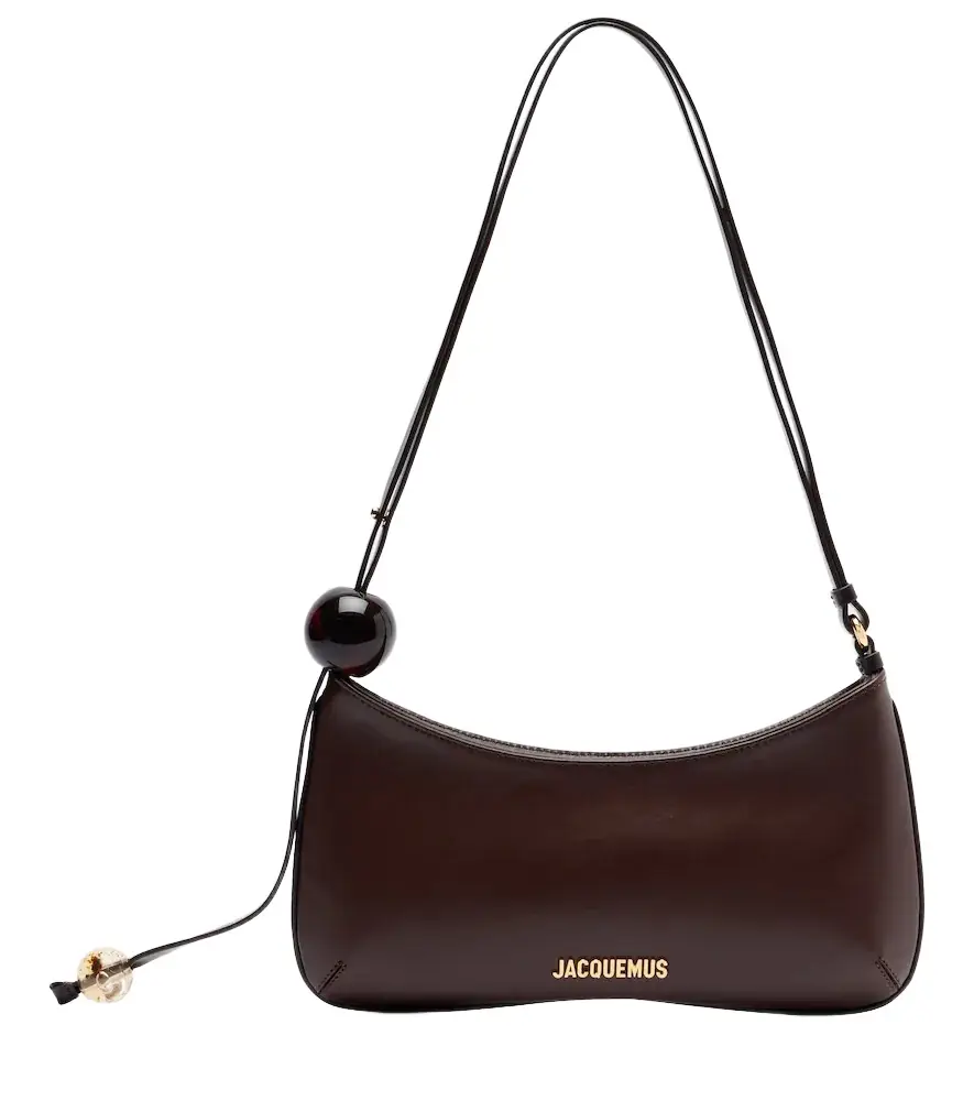 Jacquemus Le Bisou Perle leather shoulder bag - Women's Bags