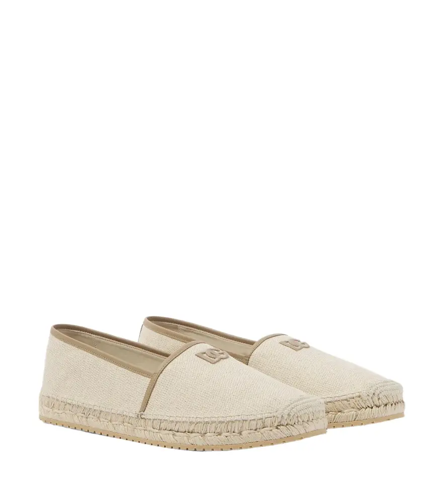 Dolce & Gabbana Emboroidered canvas espadrilles - Women's Shoes