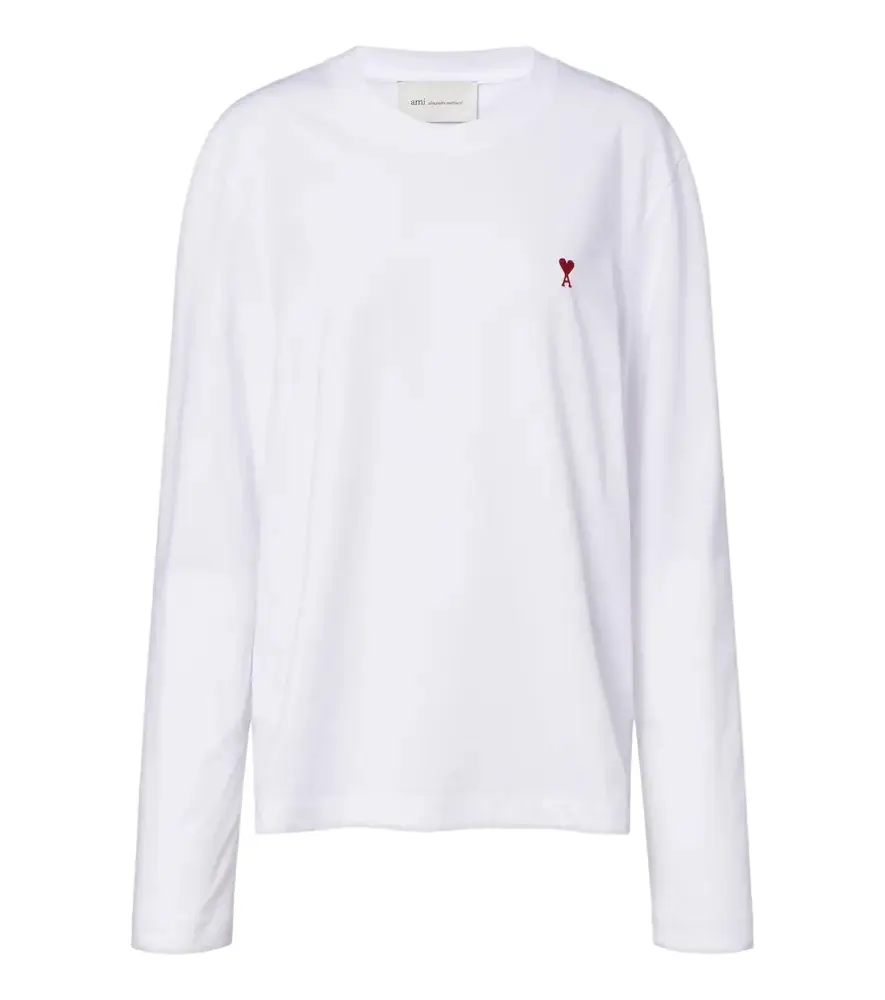 Ami Paris Ami De Caur cotton jersey T-shir - Women's Clothing