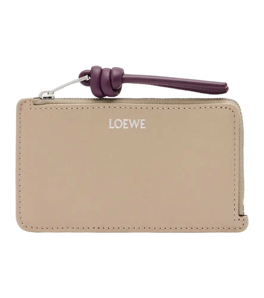 Loewe Knot leather card holder - Women's Clothing