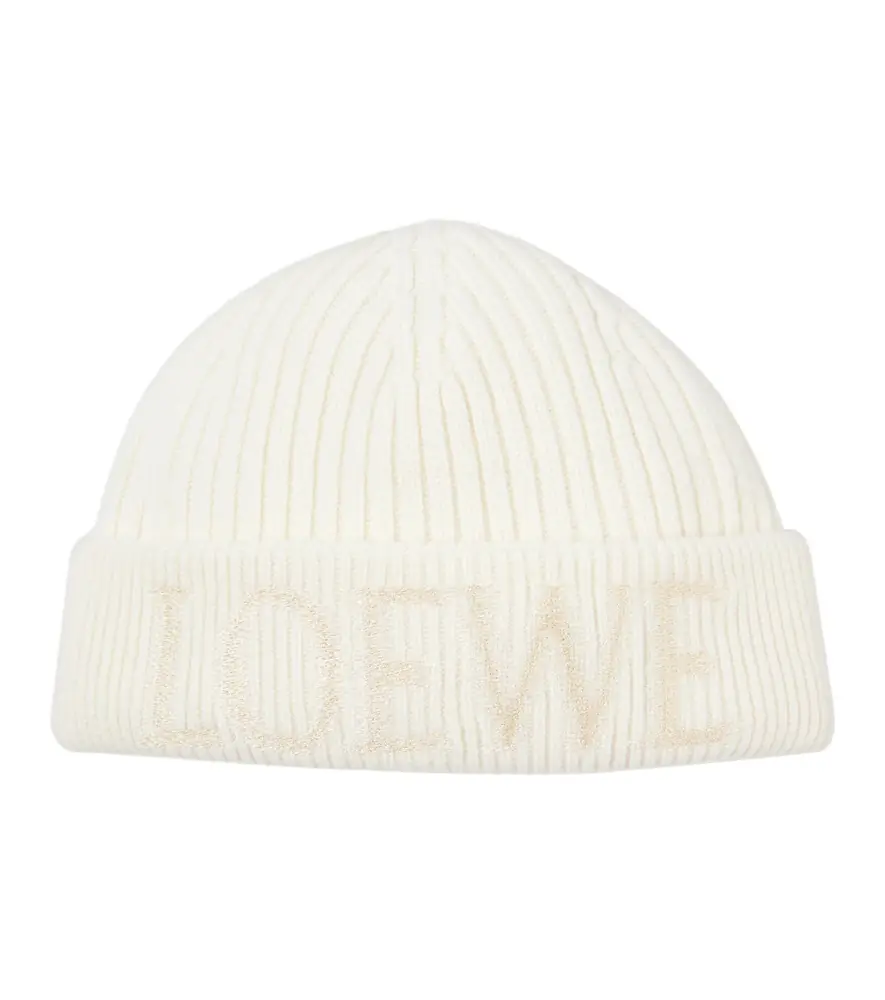 Loewe Logo wool beanie - Women's Accessories