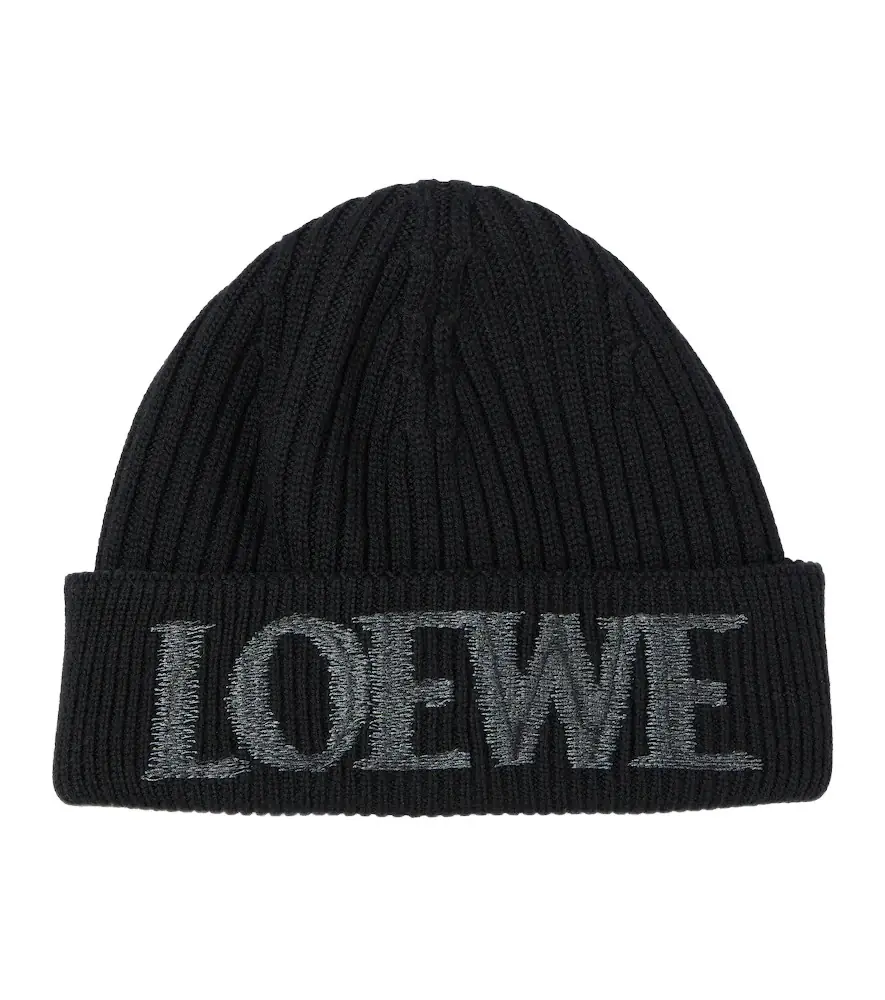 Loewe Logo wool beanie - Women's Accessories