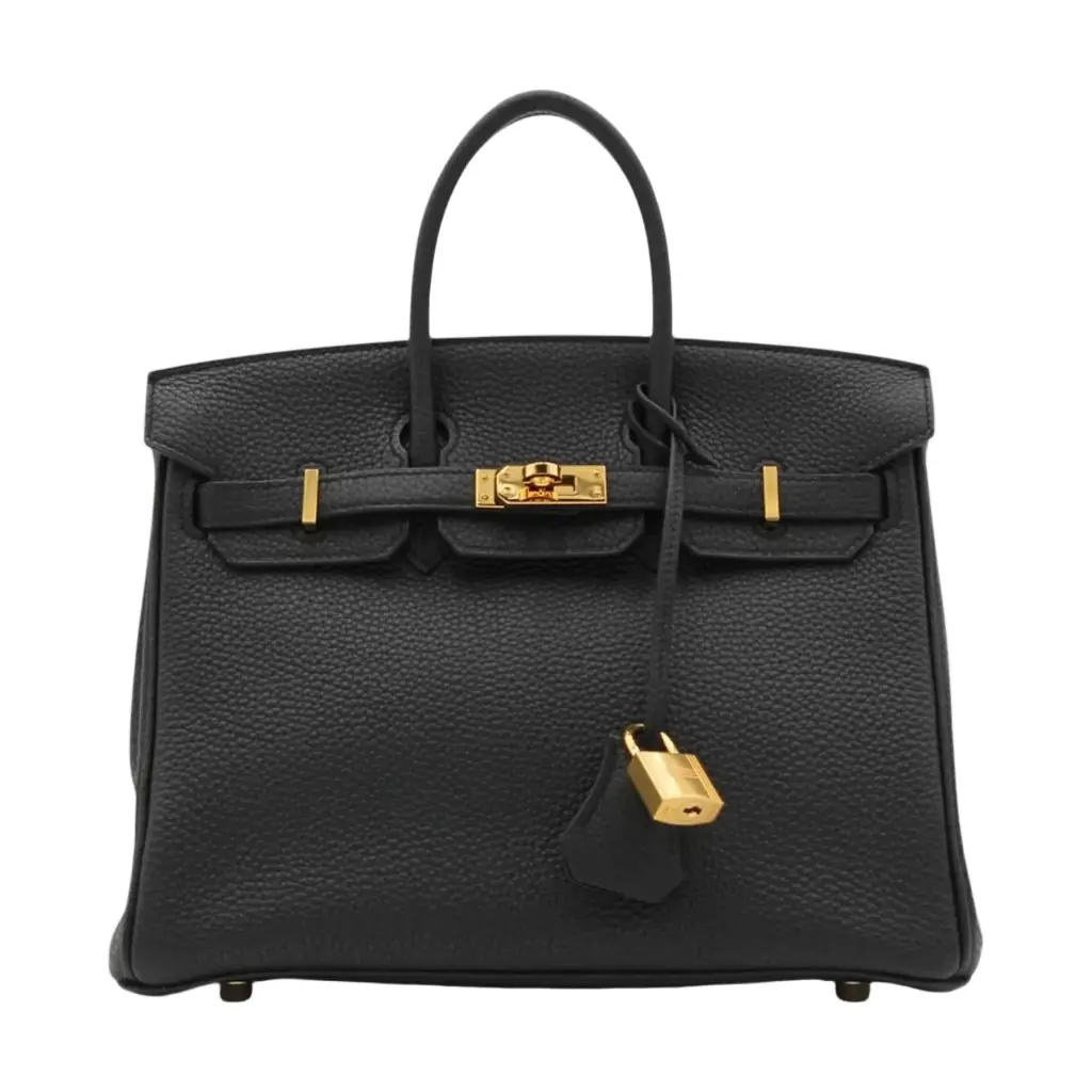 HERMÈS Hermès Birkin 25 Black Togo Leather Handbag by The Solist - Women's Bags