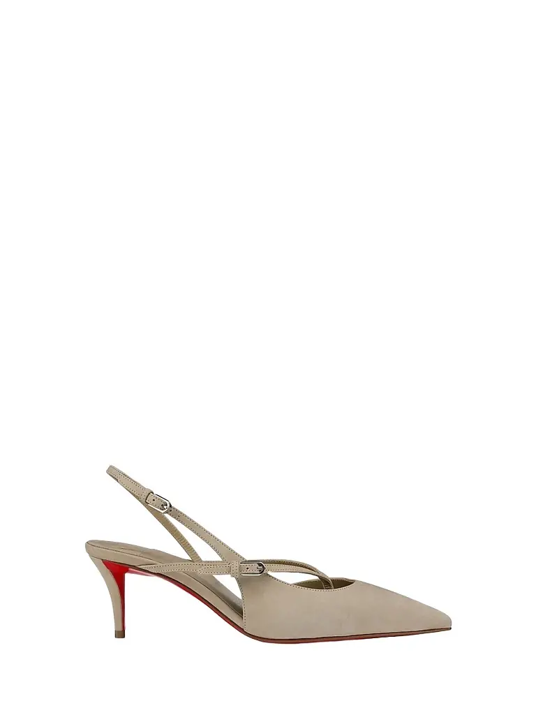 Christian Louboutin Women's Twistissimo Slingback Heels - Saharienne - Women's Clothing