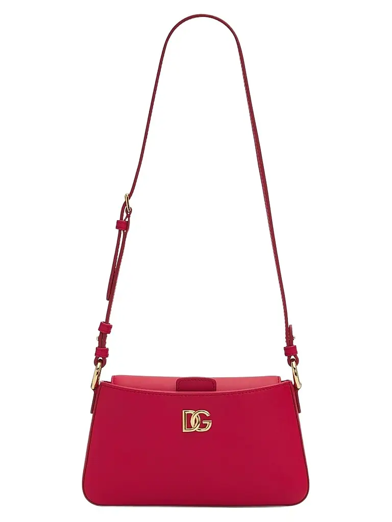 Dolce & Gabbana Women's Logo Plaque Phone Bag - Rosso - Women's Bags