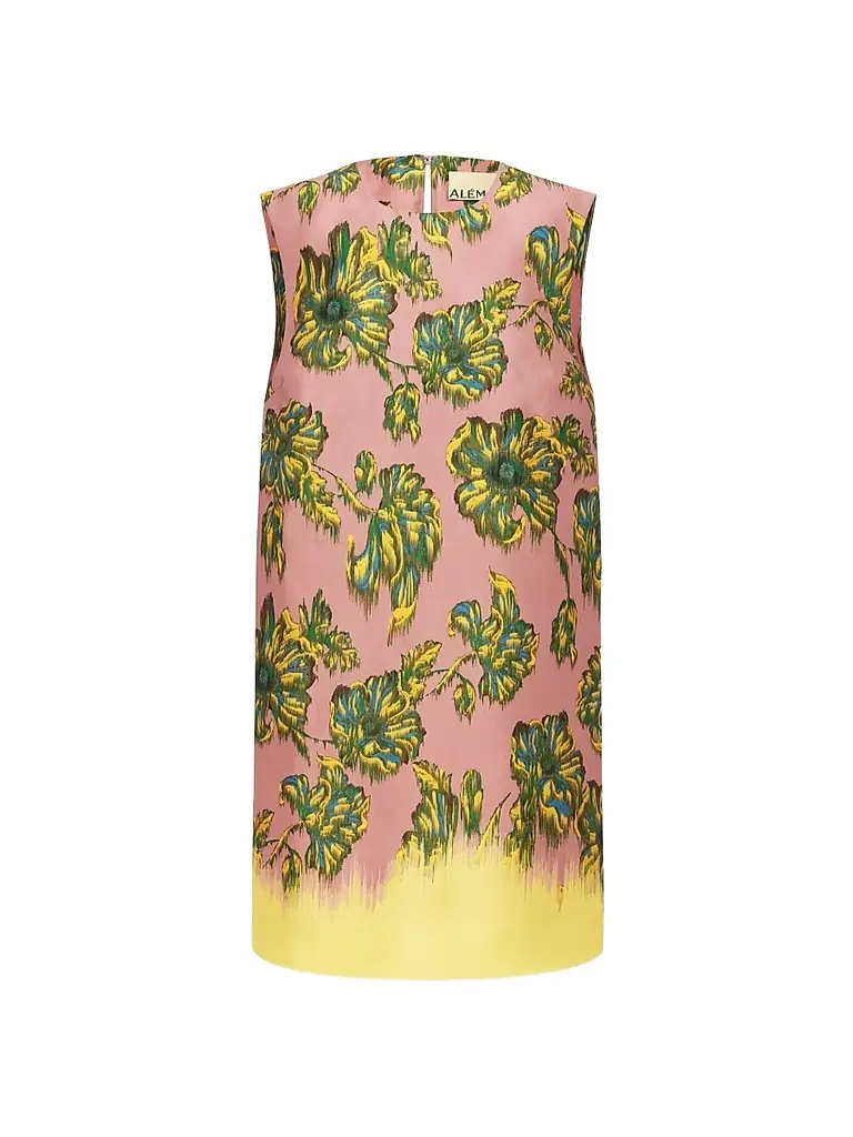 Alémais Women's Faye Floral Satin Mini Dress - Women's Clothing