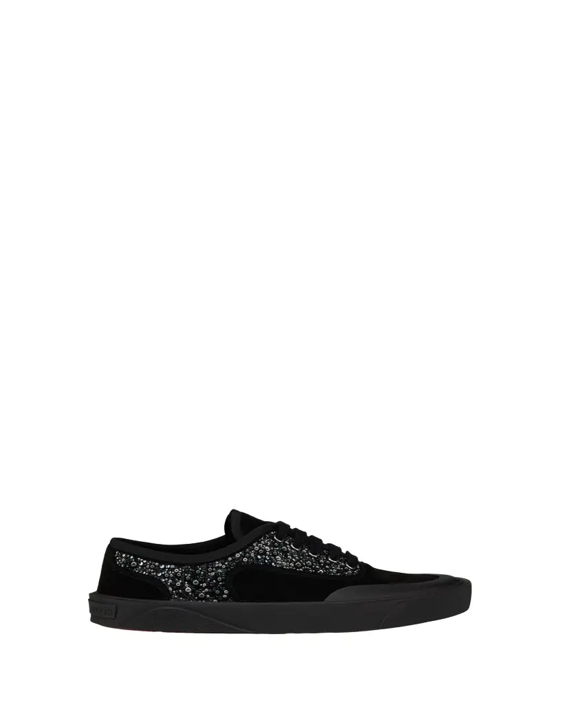 Christian Louboutin Men's Tactical Skate Red Sole Low-Top Sneakers