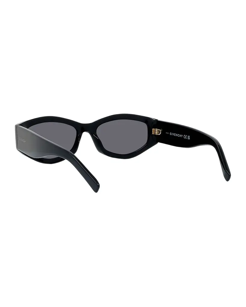 Givenchy GV Day Geometric Acetate Oval Sunglasses