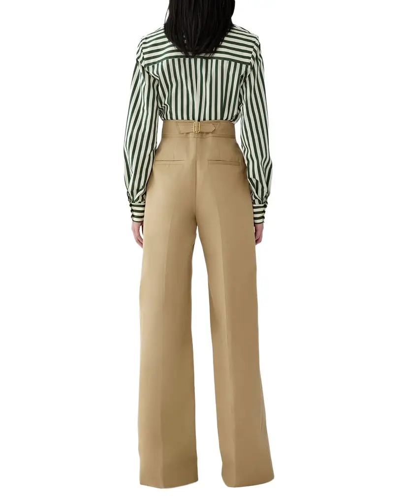 Carolina Herrera Isabella Striped Cotton Shirt - Women's Clothing