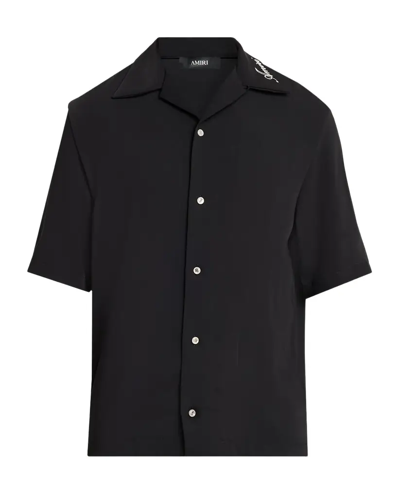 Amiri en 's Brushed Polyester Camp Shirt - Women's Clothing