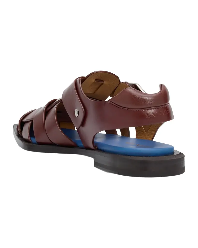 Lanvin Men 's Leather Pointed-Toe Gladiator Sandals - Women's Clothing