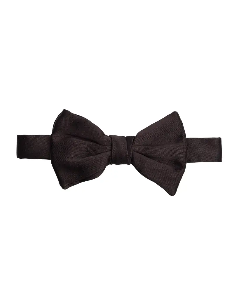 Giorgio Armani Men 's Pre-Tied Silk Twill Bow Tie - Women's Clothing