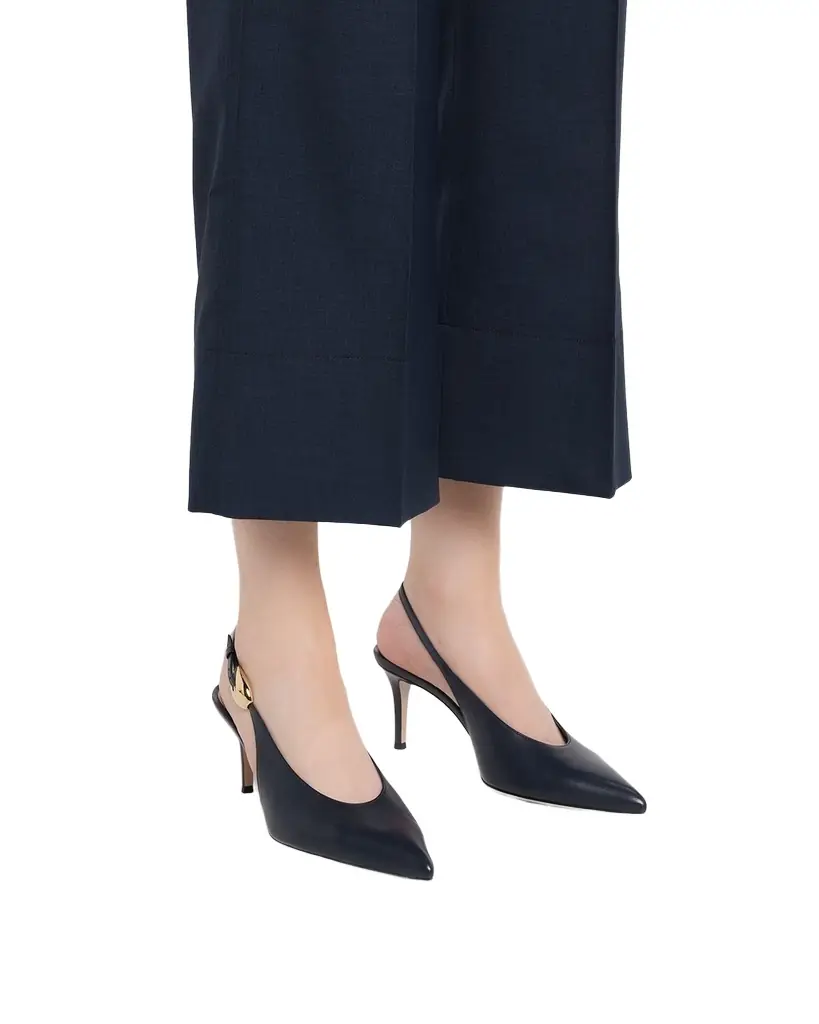 Gianvito Rossi 70mm Nappa Leather Slingback Pumps