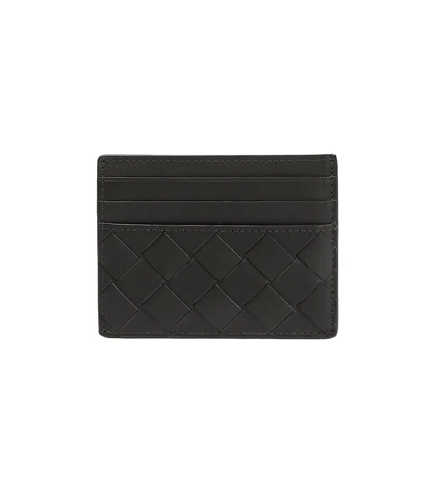 Bottega Veneta Intrecciato leather cardholder - Women's Clothing