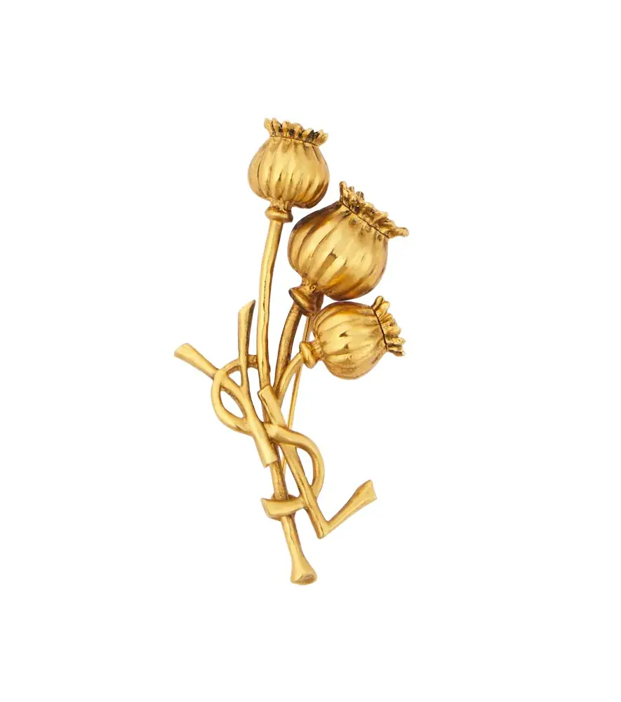 Saint Laurent Cassandre brooch - Women's Jewelry And Watches