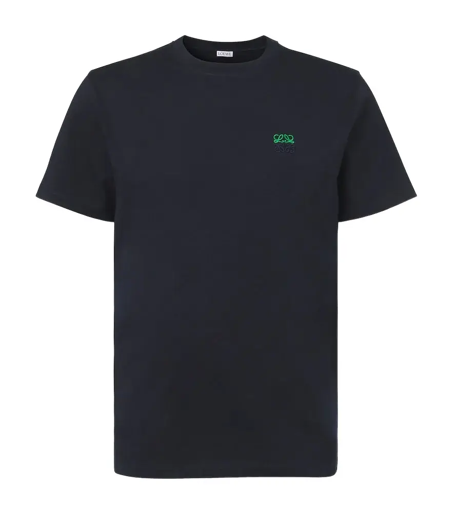 Loewe Logo embroidered cotton T-shirt - Women's Clothing