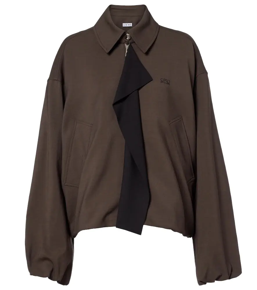 Loewe Double L paneled blouson jacket