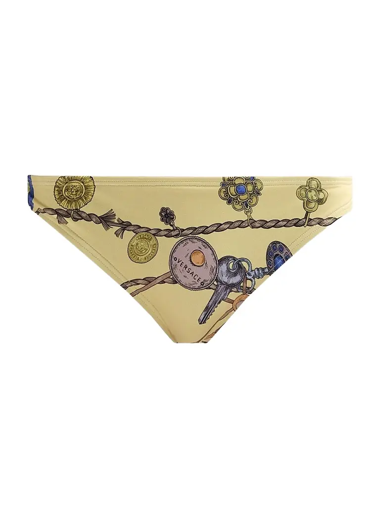 Versace Women's Broken Jewels Printed Swim Bottoms