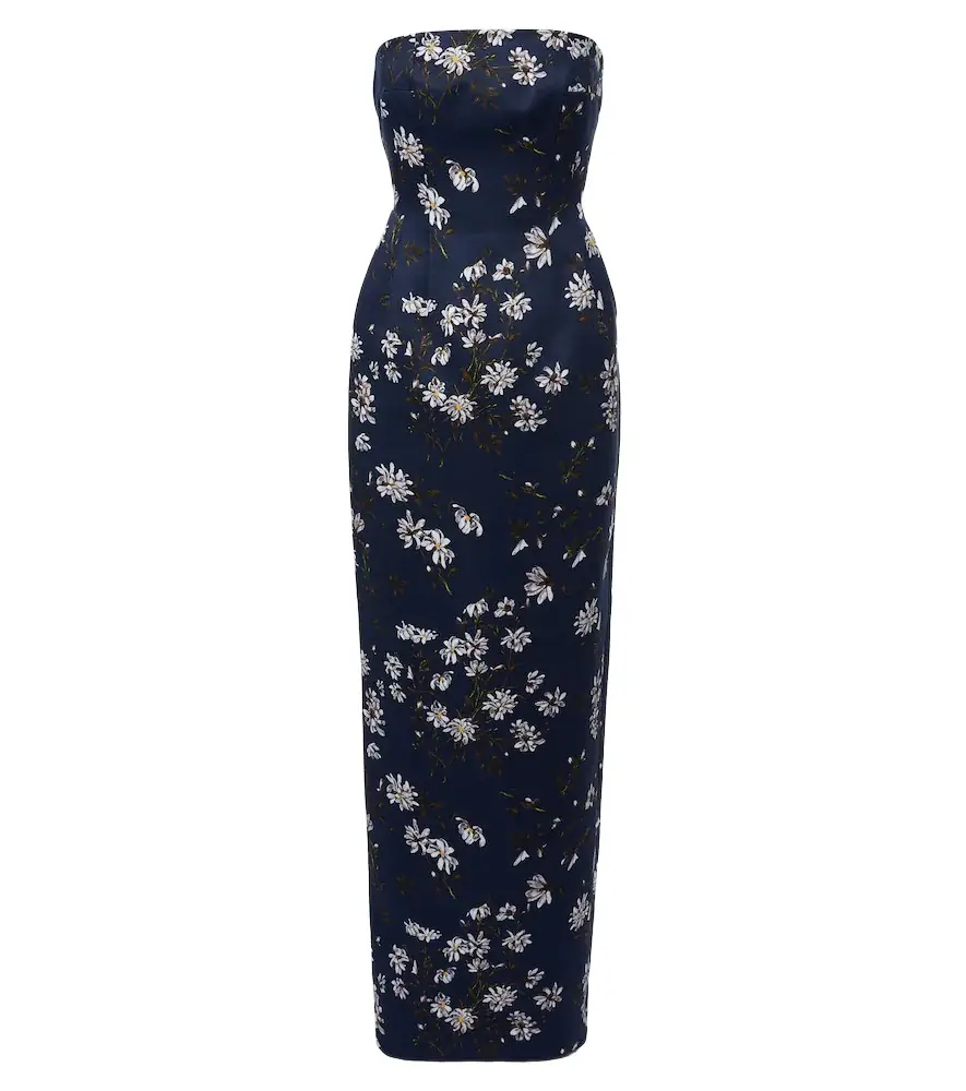 Emilia Wickstead Laelia floral bustier gown - Women's Clothing