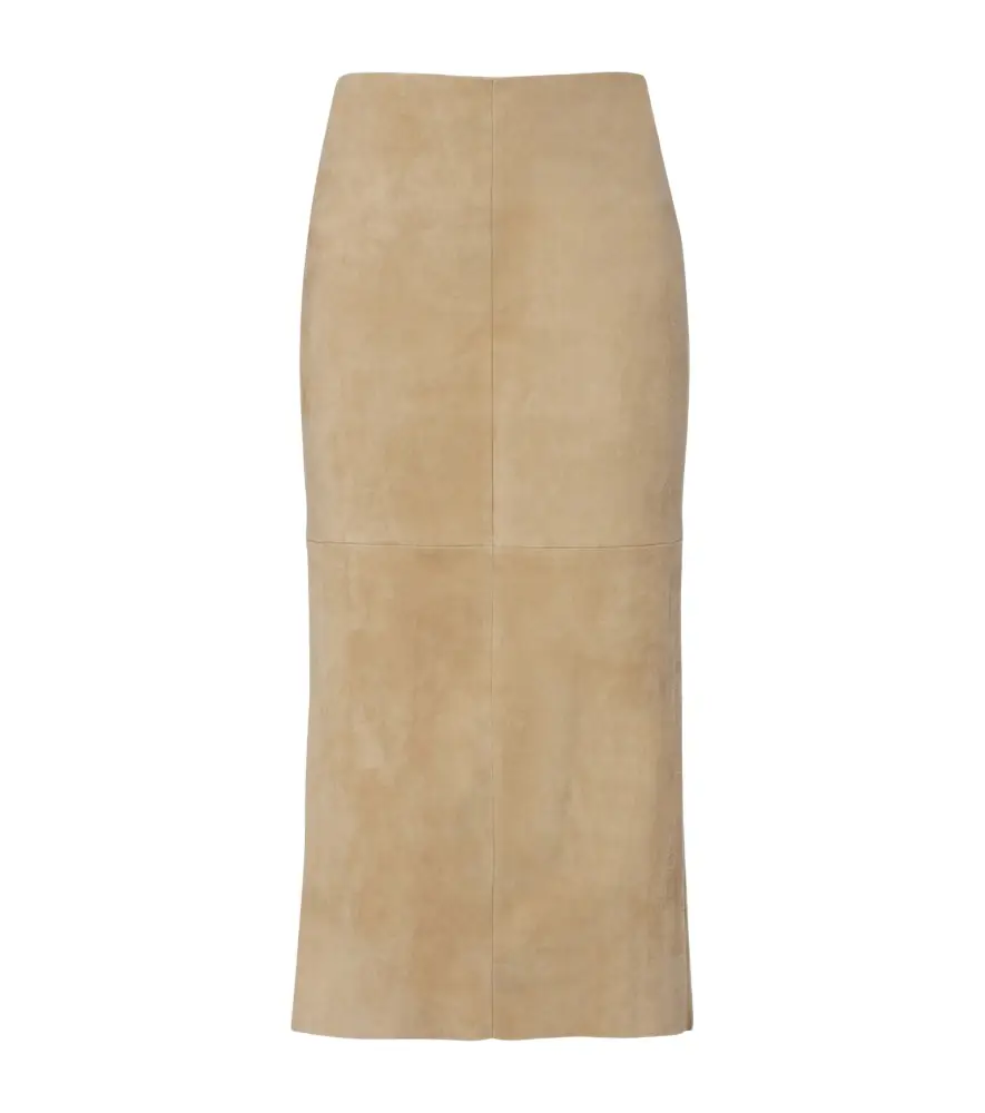 Stouls Winona suede midi skirt