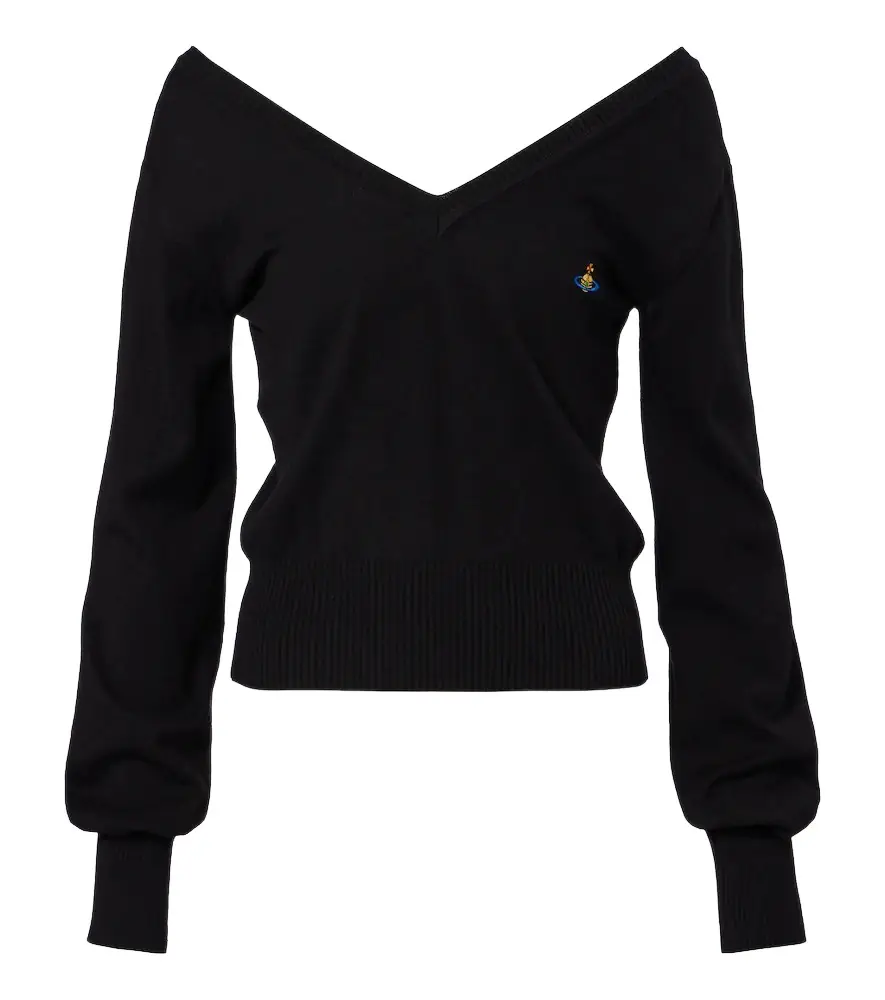 Vivienne Westwood Beatrice cotton and cashmere sweater - Women's Clothing