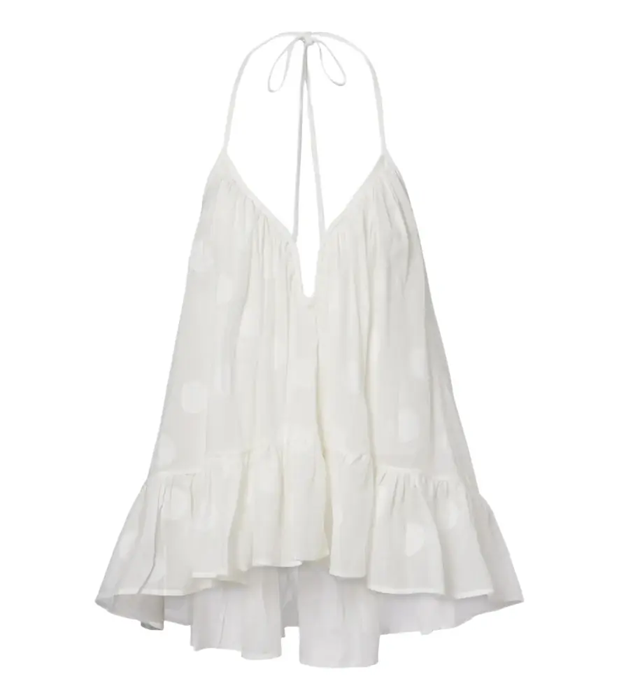 Zimmermann Solstice polka-dot cotton top - Women's Clothing